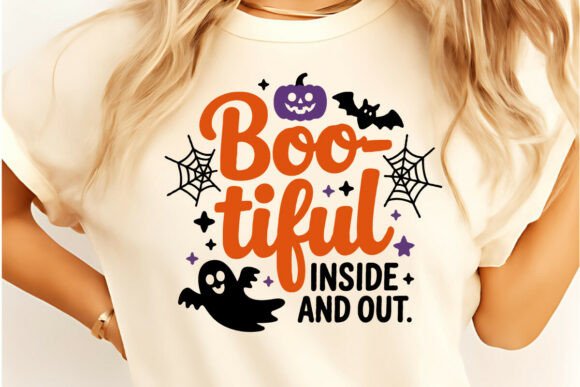 Boo-tiful Inside and Out SVG: Spooky Self-Love Design
