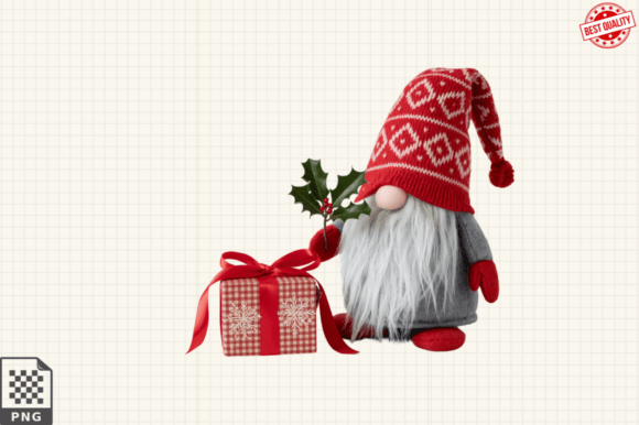 Strategic Implementation of Watercolor Christmas Gnomes Clipart PNG for Brand and Product Growth