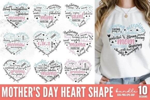 Unlock Your Creative Potential: The Ultimate Guide to Mother's Day Heart SVG Bundles for Cricut and Silhouette
